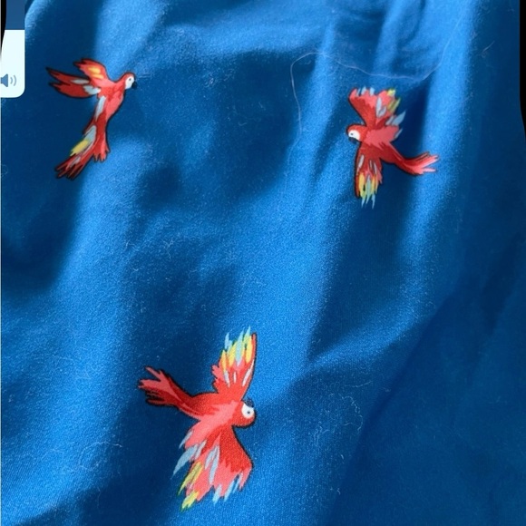 Old Navy Blue Swim Trunks with Parrot Design size XL - Picture 2 of 3